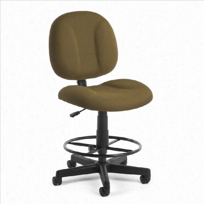 Ofm Comfort Series Sulerdrafting Office Chair With Drafting Outfit  In Taupe