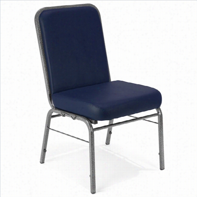 Ofm Heavy Duty Stack Stacking Chair In Navy