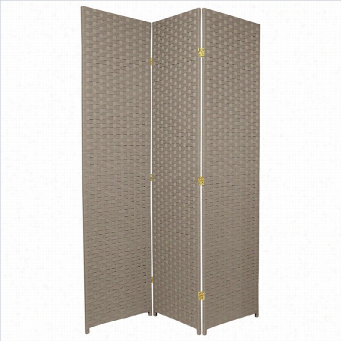 Oriental Furniture 6 ' Tall Room Divider In Gray