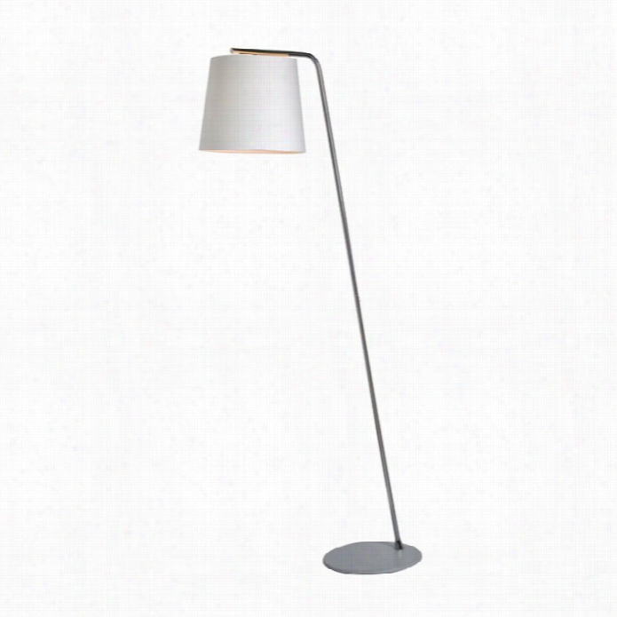 Renwil Auray Floor Lamp In Chrome