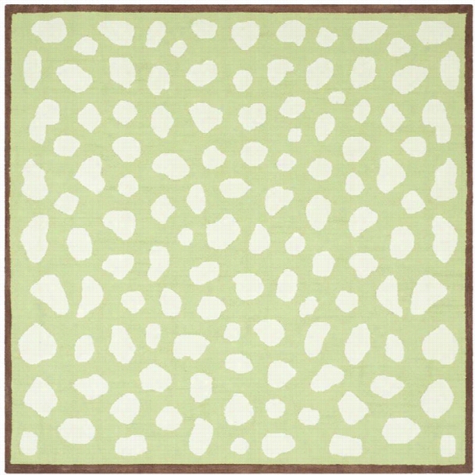 Safavieh Safavieh Kids Square Rug In Grren / Ivory