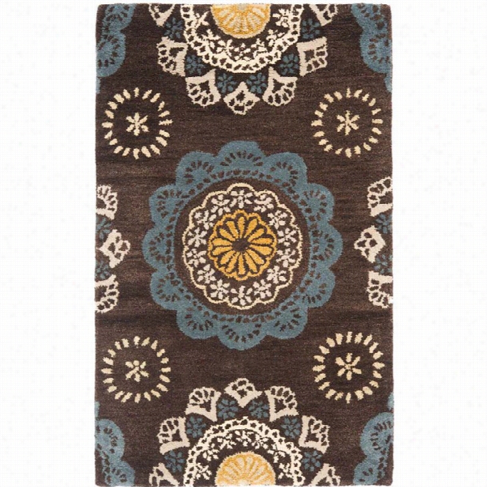 Safavieh Wyndham Eggplant Contmeporary Rug - Runner 2'6 X 4'