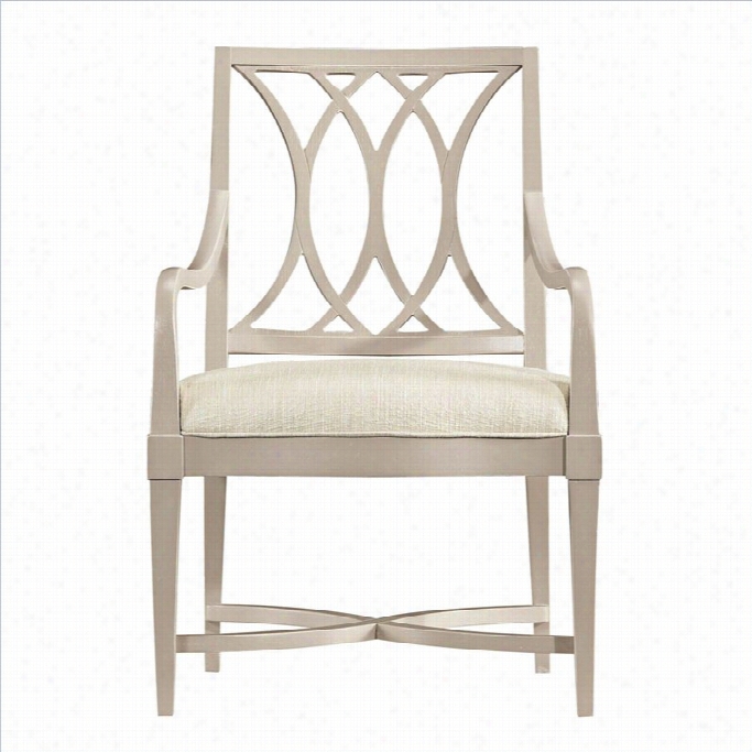 Stanley Furniture Coastal Living Resort Heritage Coast Arm Dining Chair In Dune