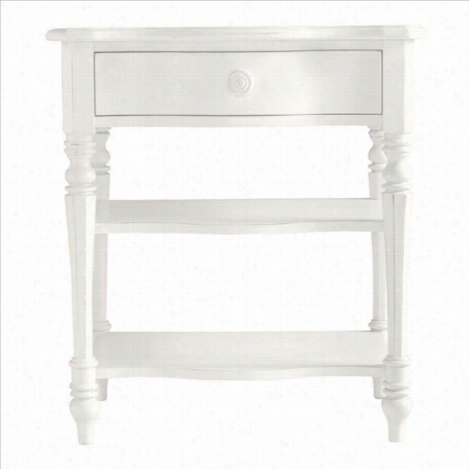 Stanley Furniture Coastal Living Retr Eat Bedside Table In Saltbox White