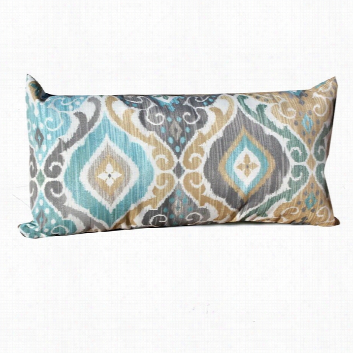 Tkc Exterior Throw Pillows Rectangle In Pwrsian Mist (set Of 2)