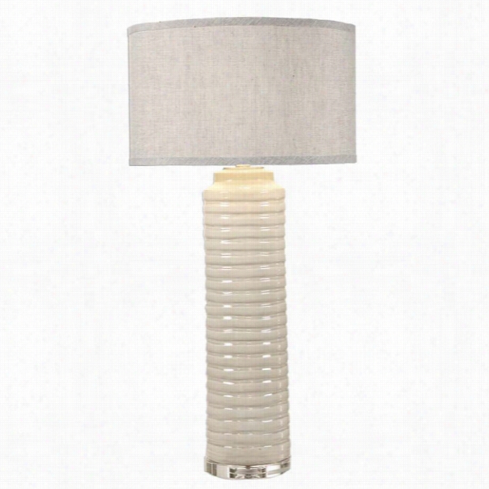 Uttermost Yana Ribbed Cylinder Laamp