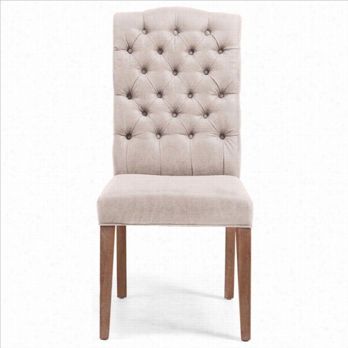 Zuo Gough Dining Chair In Beige
