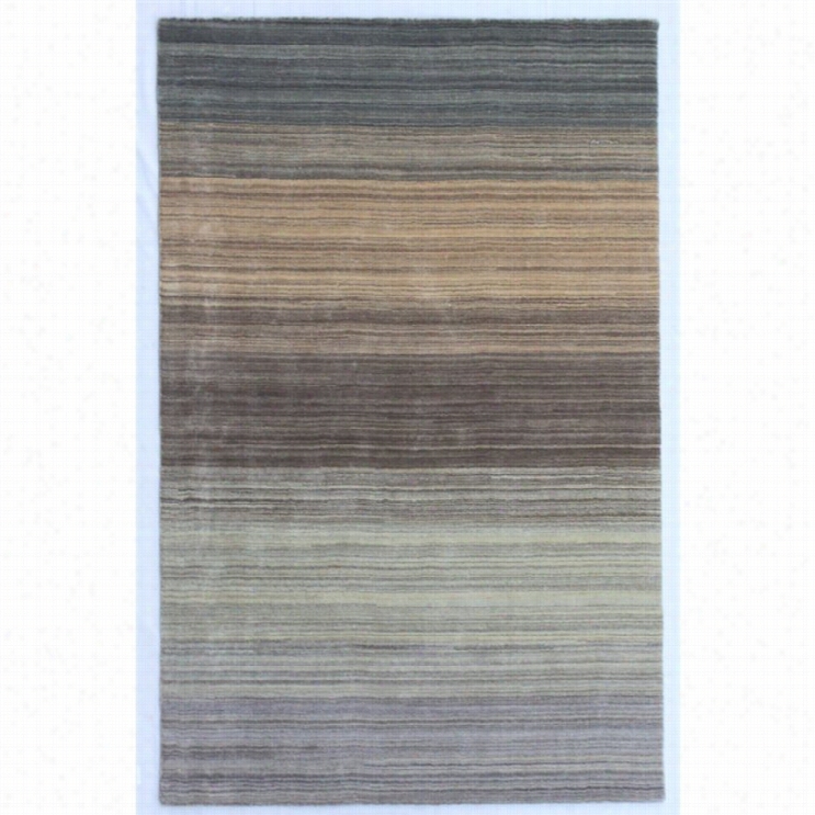 Abbyson Living Payton 3' X 5' New Zealand Wool Rug In Imbrown And Gray