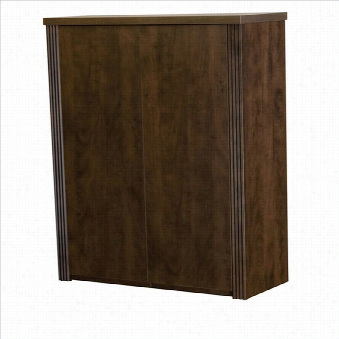 Bestar Prestige + Two Door Cabinet In Chocolate