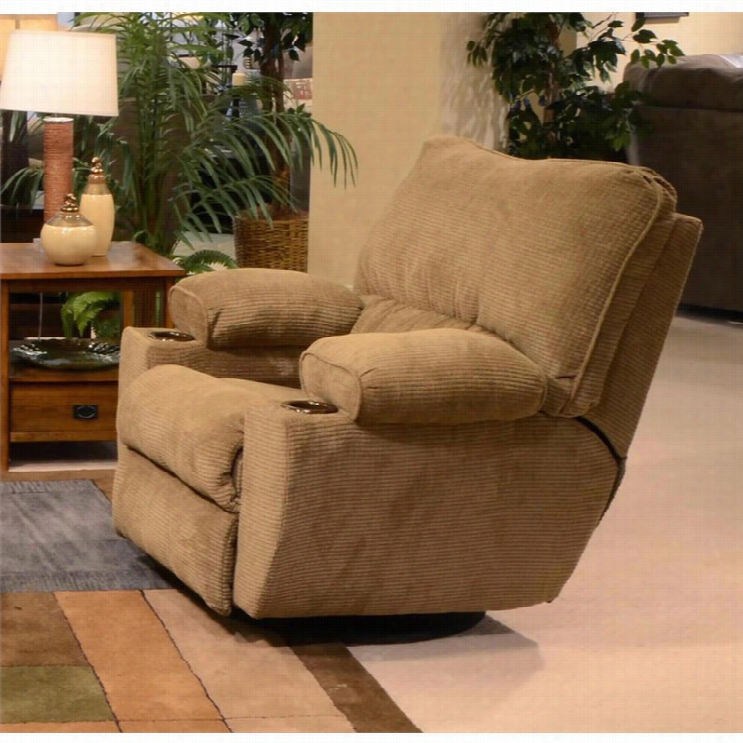 Catnapper Gavin Swiivel Glider Recliner In Desert