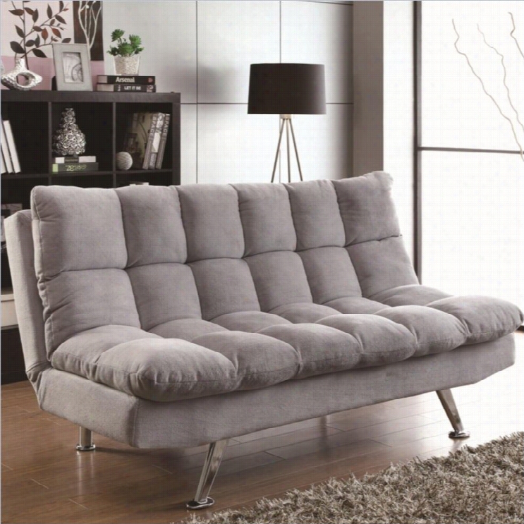 Coaster Sofa Bed Futon In Grey