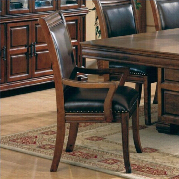 Coaster Westminsterarm Dining Chair In Cherry