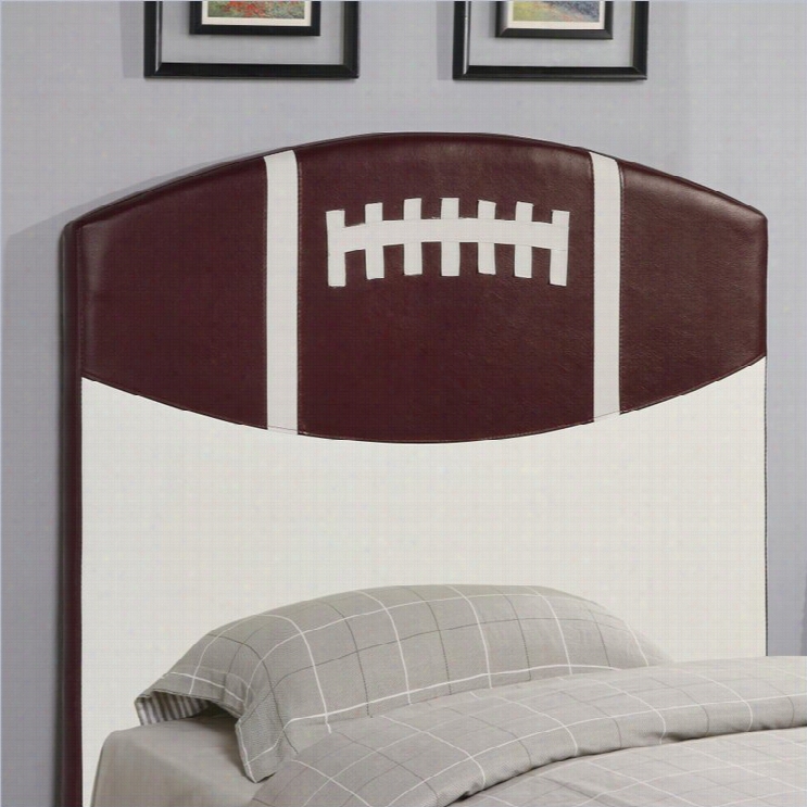 Coaster Youth Headboards Twin Sport5 Football Panel Heabdoard In Brown