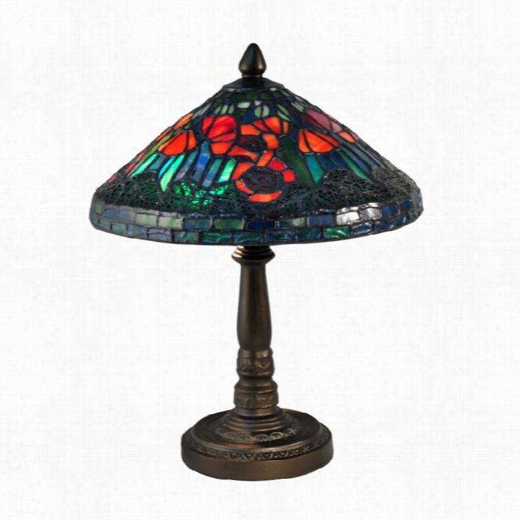 Dale Tiffany Poppy Shade Accent Lamp