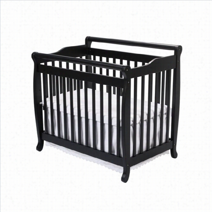 Davinci Emil Ymini 2-in-1 Convertible Wood Baby Enclose  In Ebony