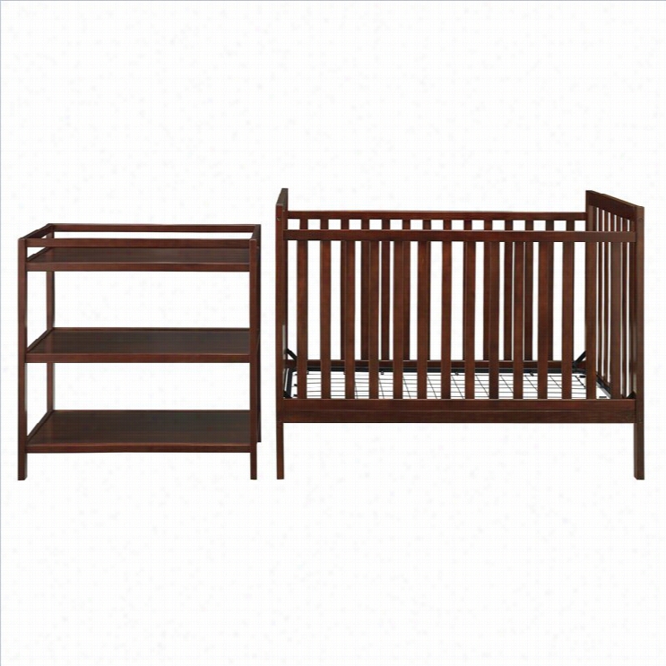 Dorel Asia Baby Relax Rdder  2-in-1c Rib With Changing Table In Eespresso