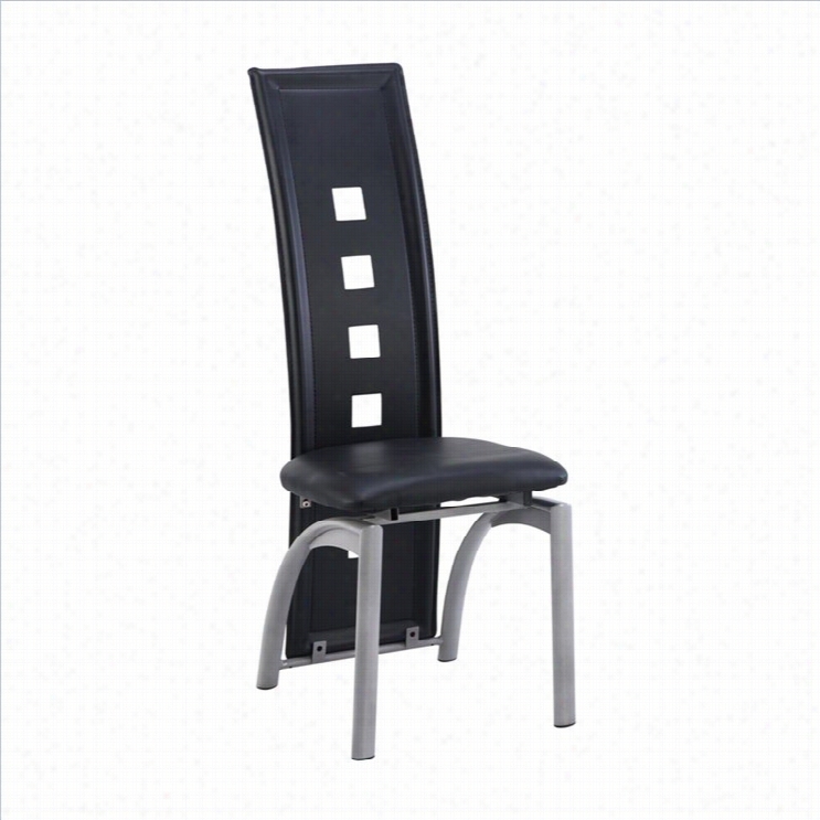 Global Furniture Contemporary Diningchair In Black