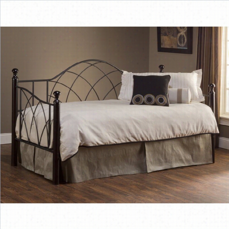 Hillsdale Vista Daybed In Black Twinkle Emtl-withojt Trundle