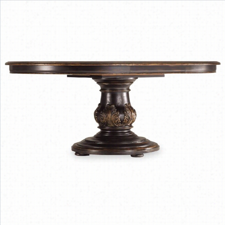 Hooker Fruniture Grandover Pedestal Dining Table With L Ea