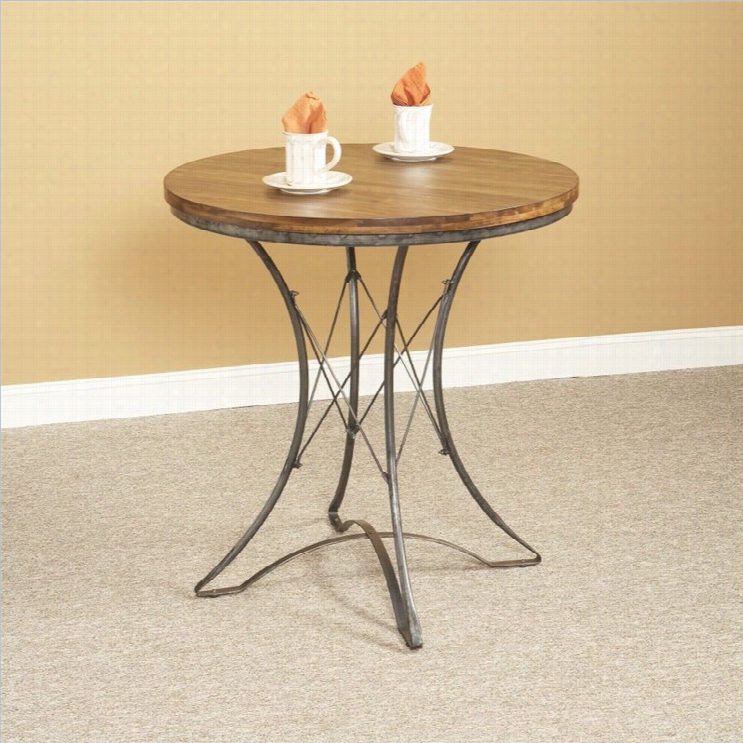 Lagro Furniture Abbe Y Round Dining Table In  Weathered Brown And Tseel-36