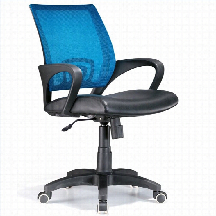 Lumisource Officer Office Chair In Blue