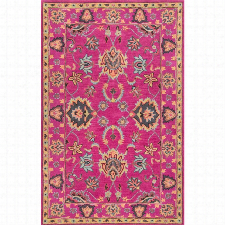 Nuloom 5' X 8' Hand Tufted Montesque Rug In Pink