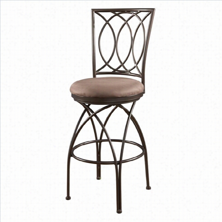 Powell Furniture Big And Tall 30 Bar Stool In Bronze