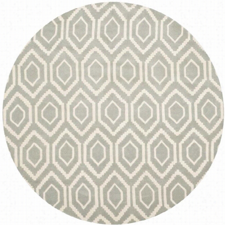 Safavieh Chatham Grey Contemporary Rug - Round 5'