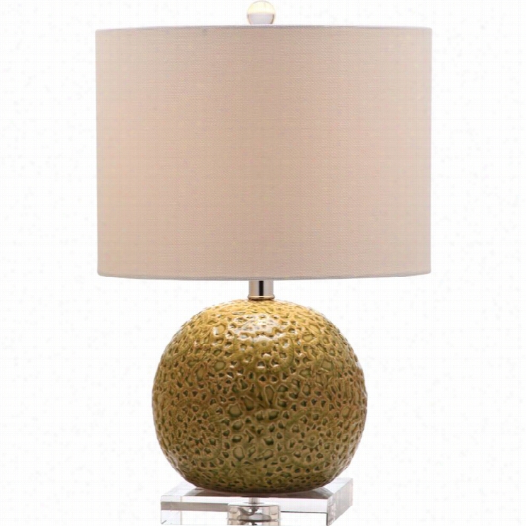 Safavien Conway Table Lamp In Yellow Lawn