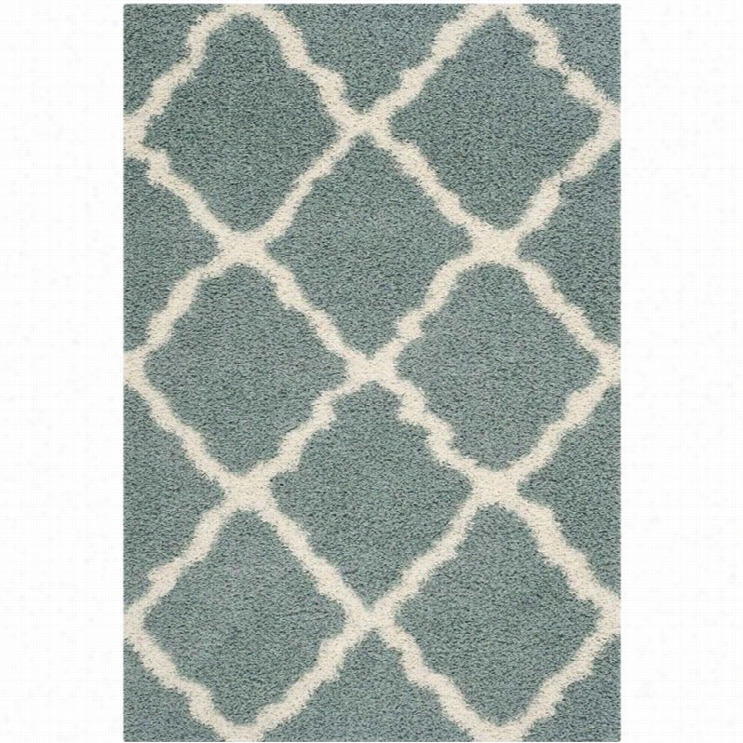 Safavieh Dallas Shag Light Blue Shag Rug - 6' X 9'