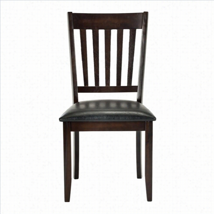 Safavieh Harvey Dining Chair In Dark Brown (set Of 2)