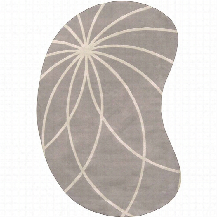 Surya Tribunal 8' X 1 0' Hand Tft Ewool Rug In Gray-haired