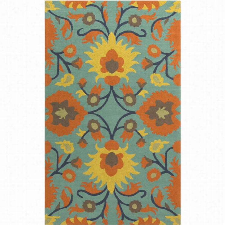 Surya Rain 8' X 10' Hand Hooked Rug I Ngreen And Range