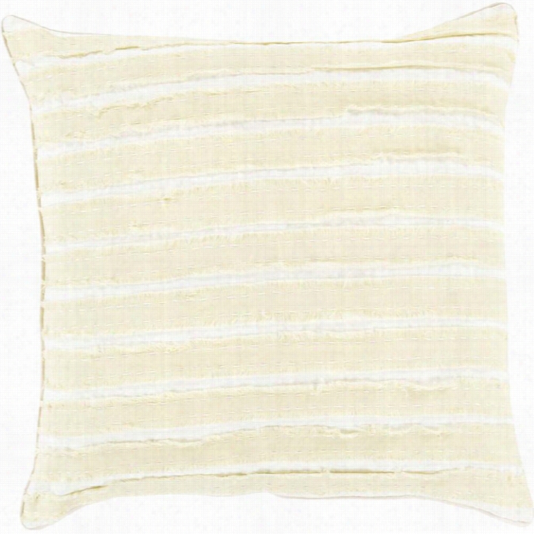 Surya Willow Poly  Fill 18 True Pillow In Olive-green