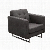 Diamond Sofa Opus Fabric Accent Chair in Gray