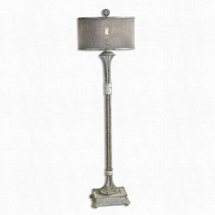 Uttermost Pontoise Aged Ivory Floor Lamp