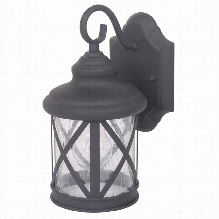 Yosemite Home Decor Mah Ony Small 1 Light Exterior I N B Lack