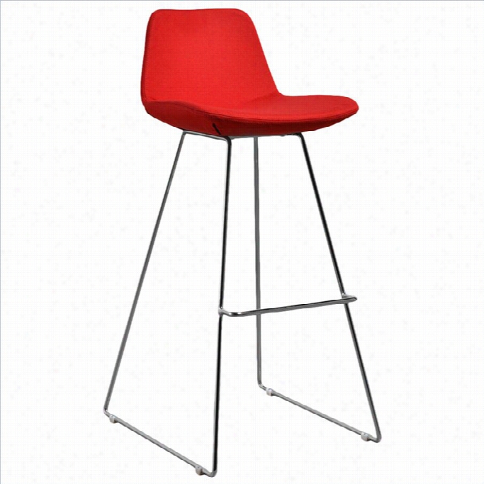 Aeon Furniture Alyssa-2 29bar S Tool In Red (set Of 2)