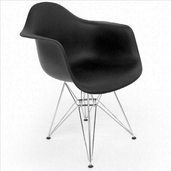 Aeon Furni Ture Dijonarmdining Chair  Iin Matte Black (st Of 2)