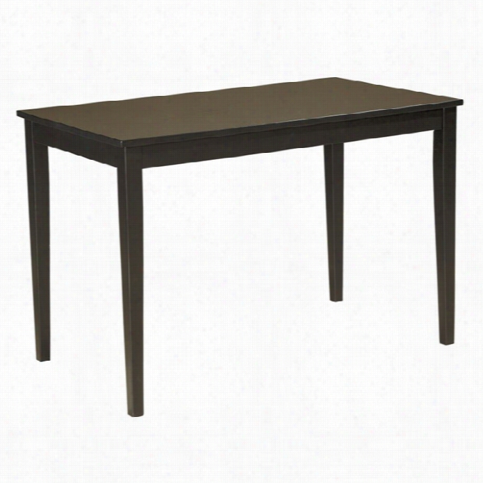 Ashley Kimonte Rectangular Dining Table In Brown