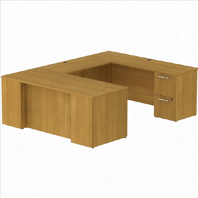 Bush Bbf 300 Series 72 U-shaped Coputer Desk In Modern Cherry