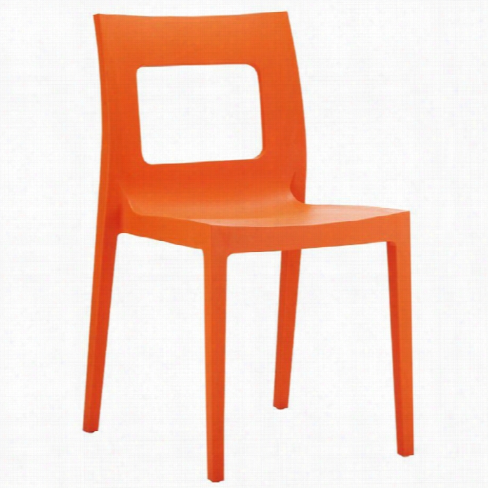 Compamia Lucxa Dining Chair In Orange
