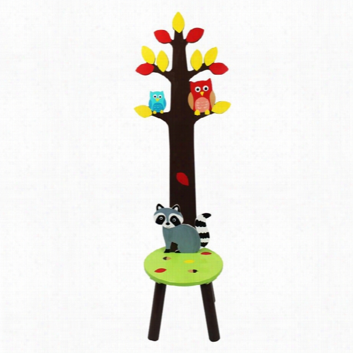 Fantasy Fields Enhanted Woodland Stool With Coat Rack