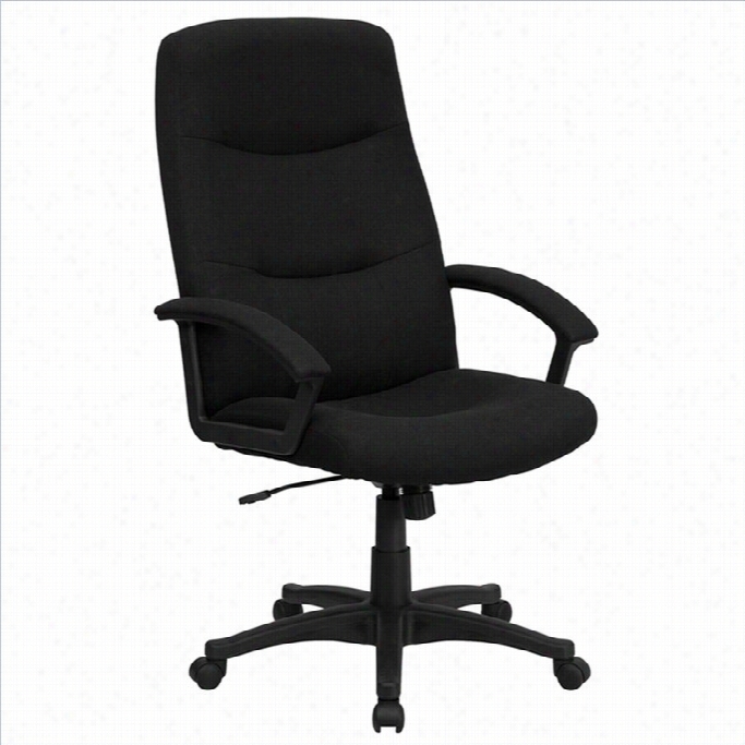 Flash Furniture Swivel Office Chair In Black