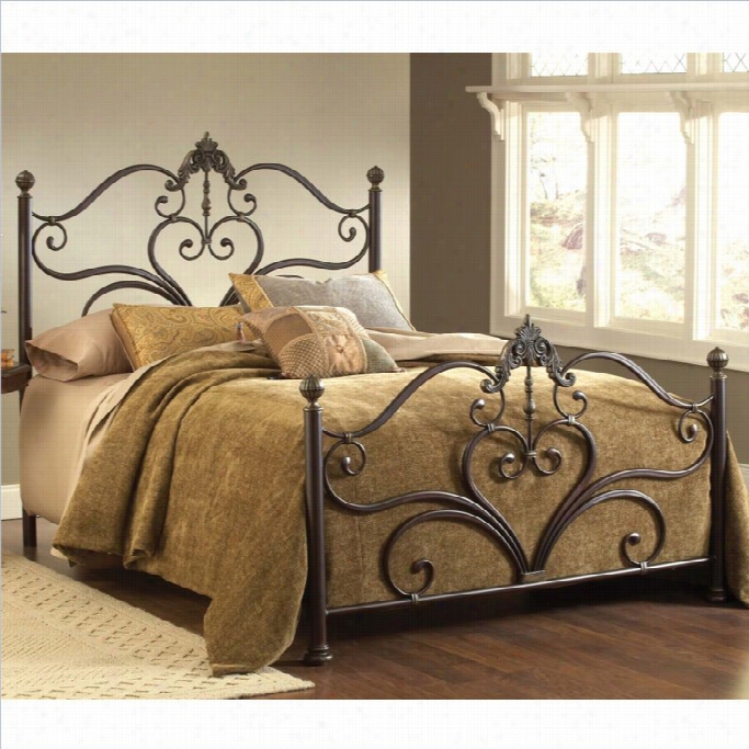 Hillsdale Newtton Bed In Antique Brown Highlight-queen