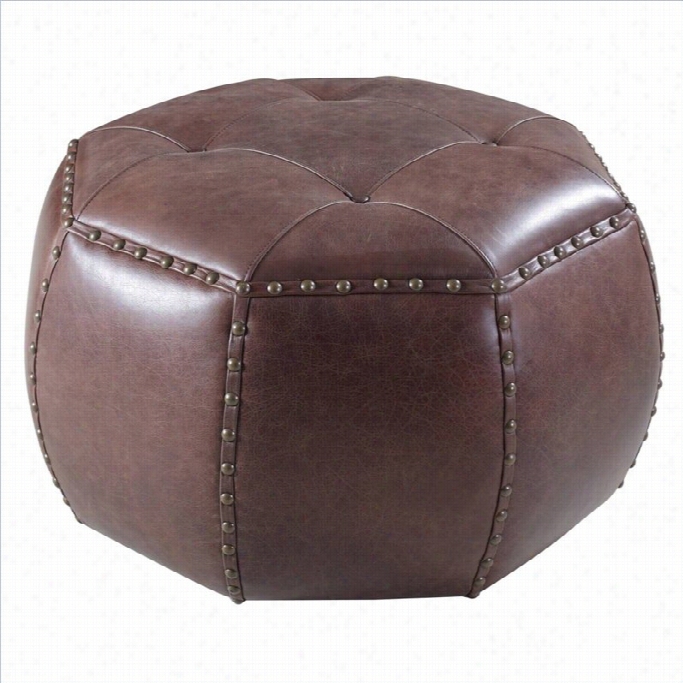 Hooker Furniture Leather Octogona L Ottoman In La Pedrera Pasaje