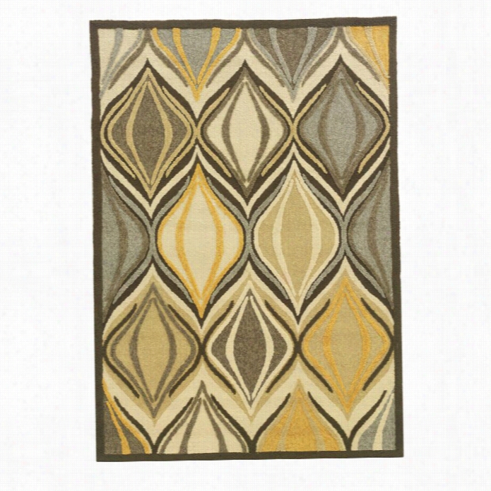 Linon Le Soleil 8' X 10' Hand Tufted Rug In Beeige