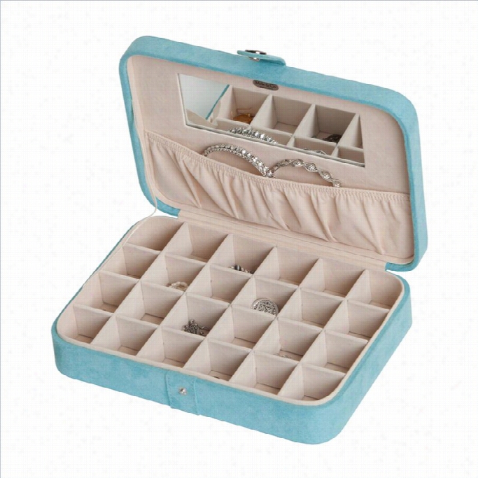 Mele And Co. Maria Jewelry Box And  Ring Case In Blue