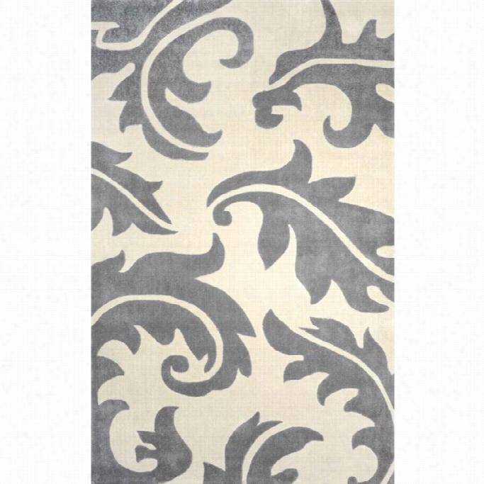 Nuloom 5'  X 8' Hand Tufted Christie Are A Rug I Gray