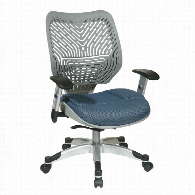 Office Star 86 Revv Series Spaceflex Bck Office Chair In Blue Miist